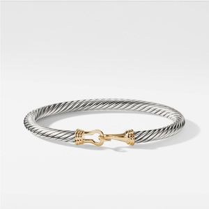 David Yurman | Buckle Bracelet Sterling Silver 14K Yellow Gold